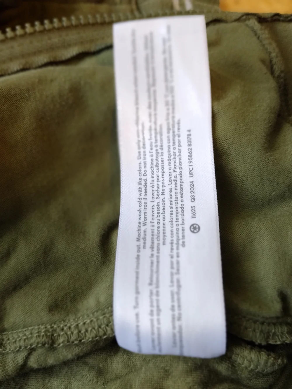 OshKosh Olive Quilted Zip-Up Jacket